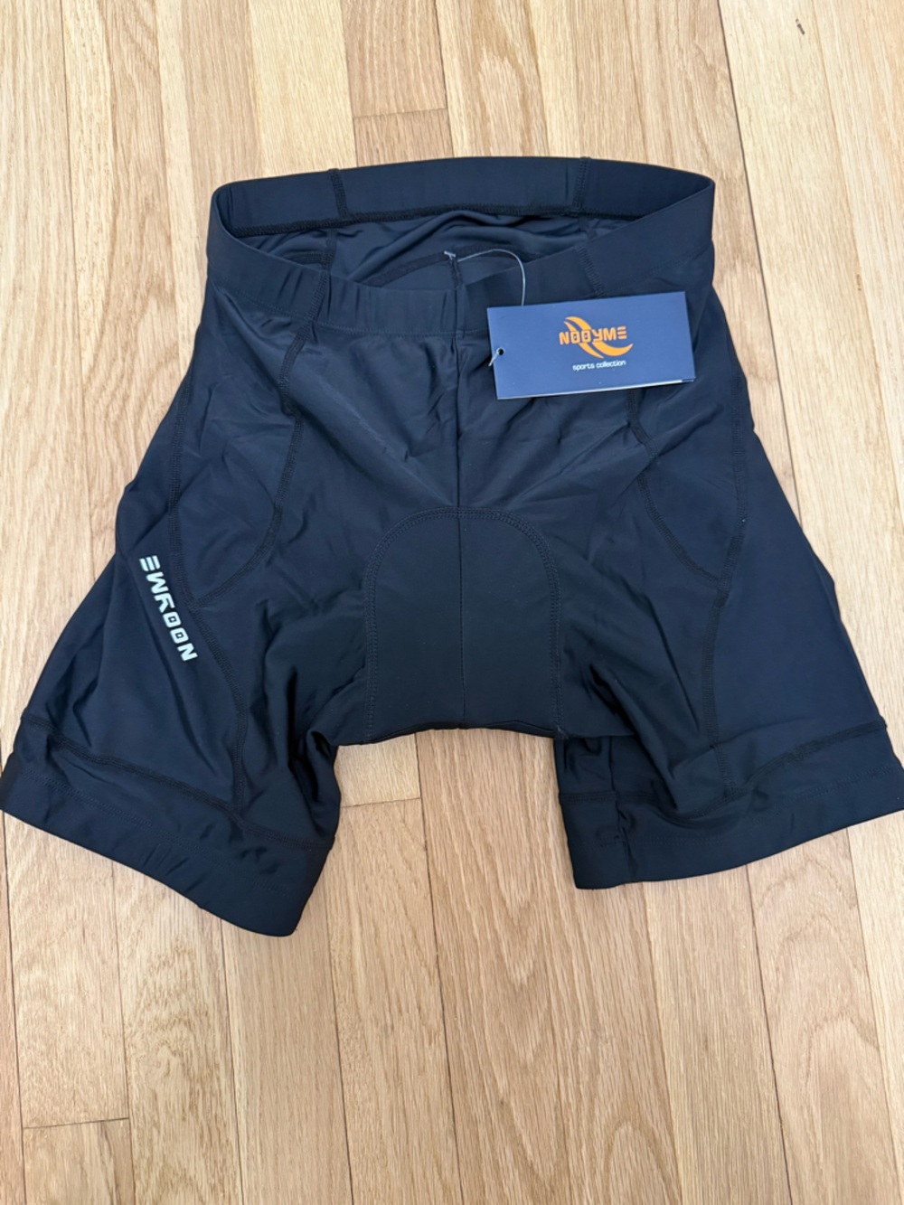 Black Padded Cycling Shorts